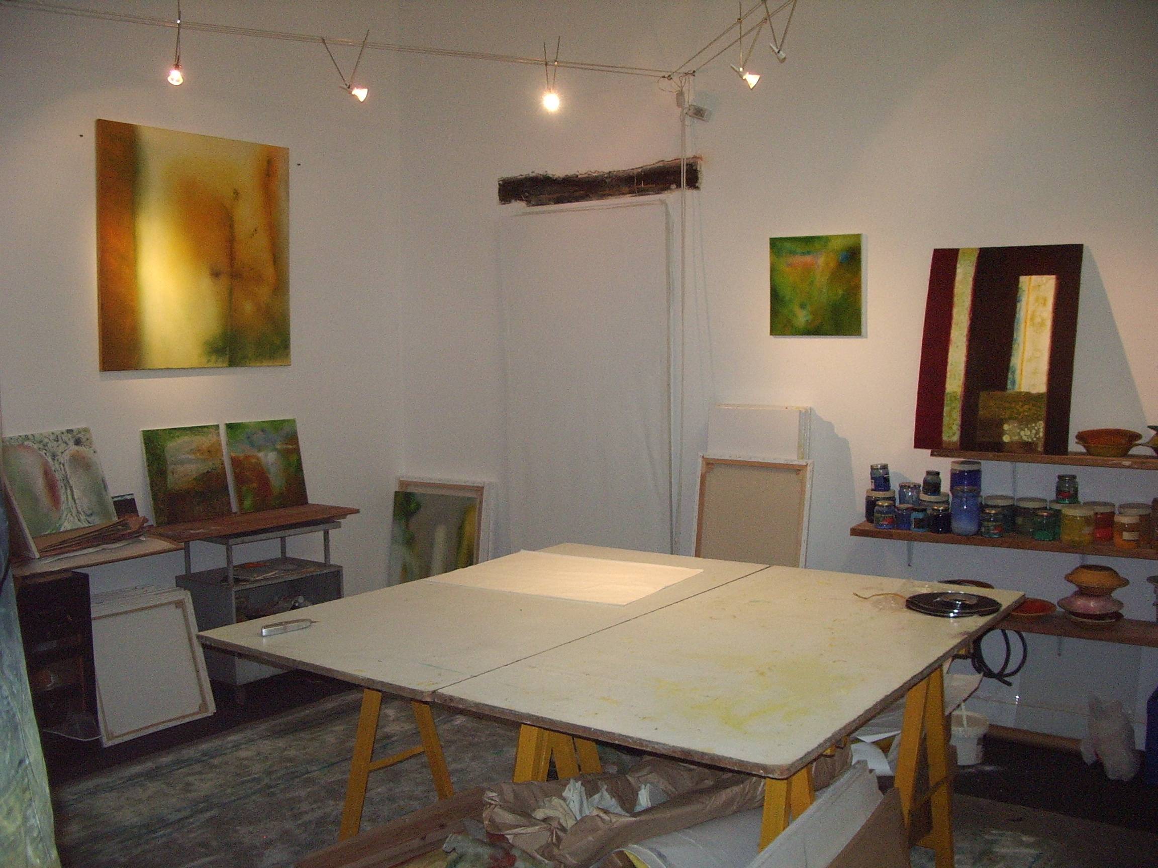 Atelier Anne Turlais, à Cabrerets, 2011